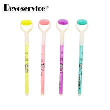 4 шт./упак. Милая многофункциональная Массажная гелевая ручка канцелярские принадлежности Милая нейтральная ручка для студенческого подарка черная заправка школьные офисные принадлежности