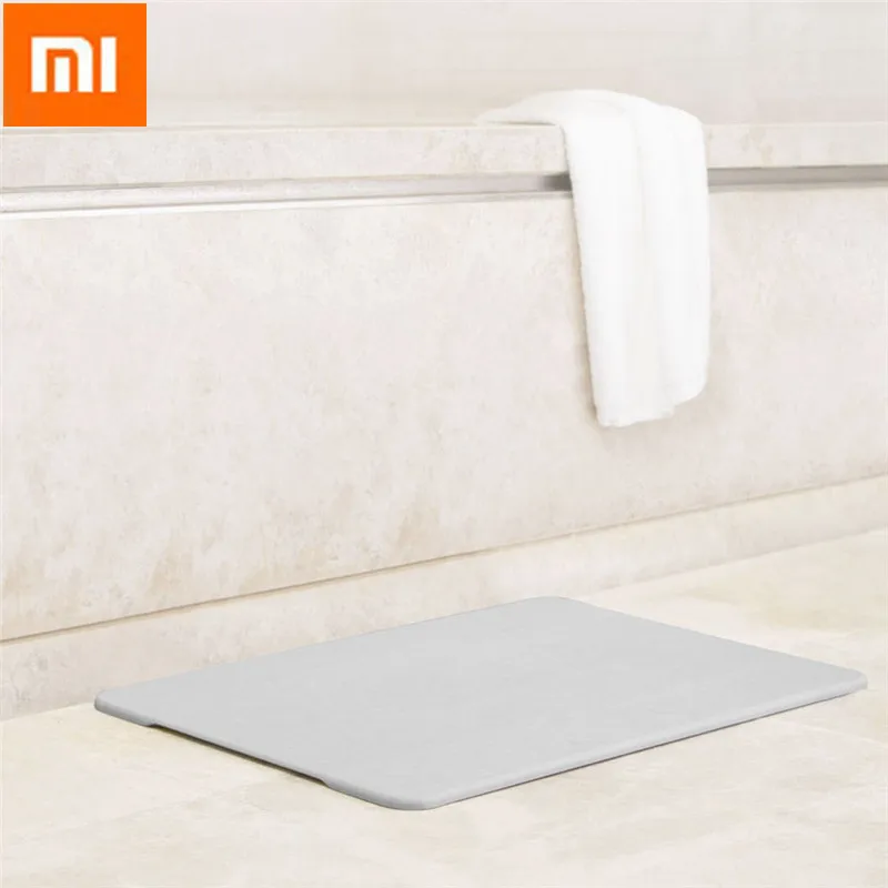 

Xiaomi Diatomite Carpets Quick-drying Bathroom Mats Non-Slip Back Rug Soft Bathroom Carpet Memory Foam Bath Mat
