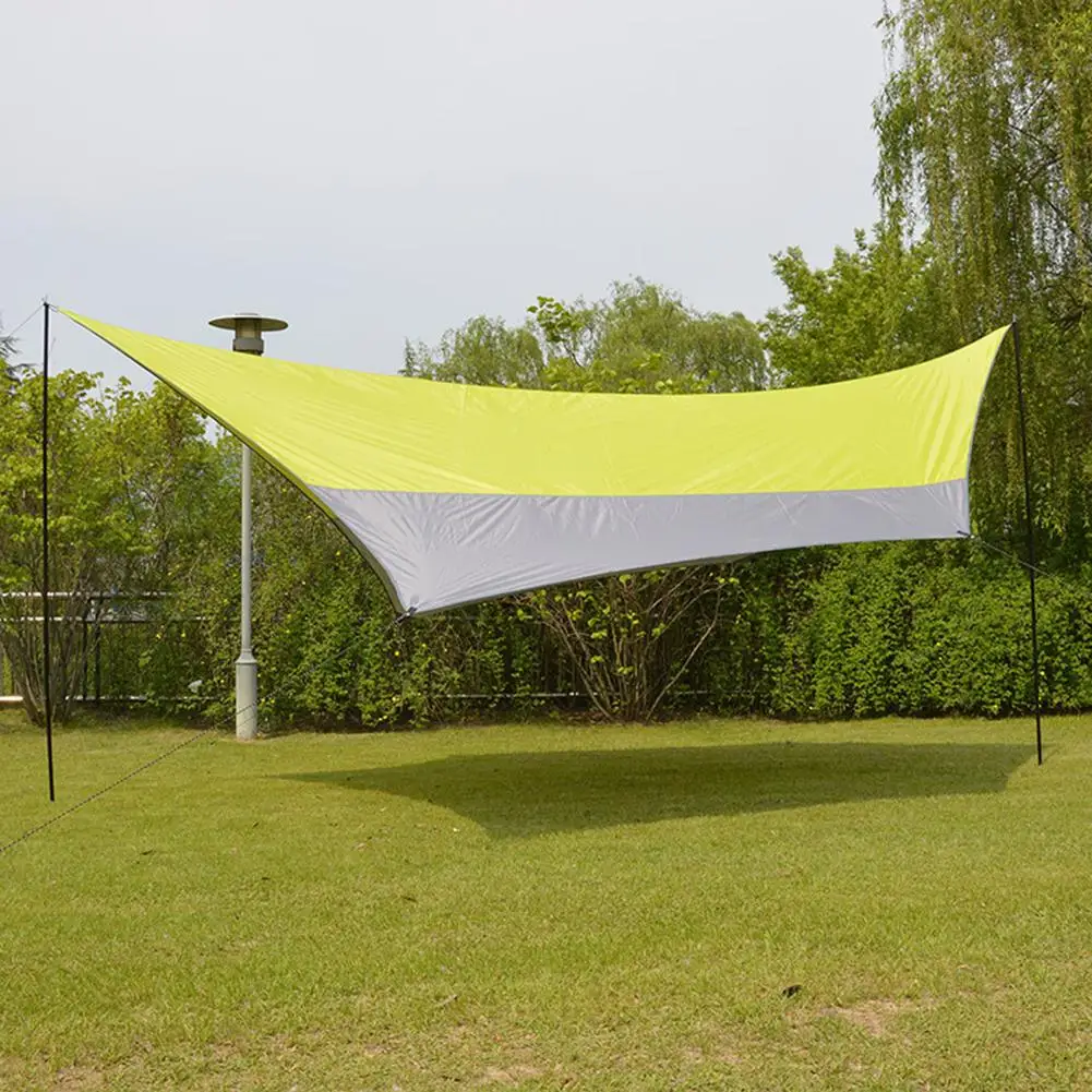 

Outdoor Camping Oversized Tent 210D Oxford Cloth Waterproof UV Protection Rain Awning Wild Picnic Outdoor Tent Easy to Install