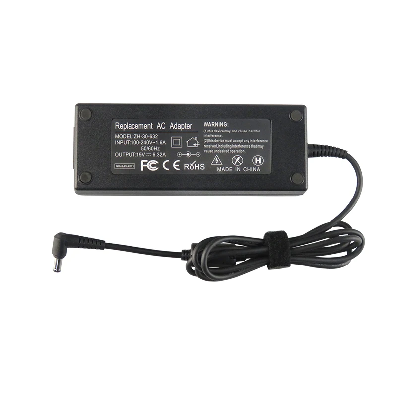 Adaptador de Alimentação ca para Asus 19v 6.32a 120w 5.5*2.5 mm para Asus Adp120zb bb Pa3290e3ac3 Carregador Novo - Imagem 2