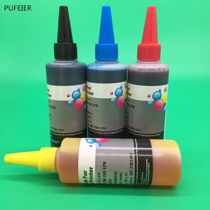 

4PCS x 100ML PGI2400 Dye Based Ink For Canon MAXIFY IB4040 MB5040 MB5340 MB5140 MB5440 IB4140 Inkjet Printer
