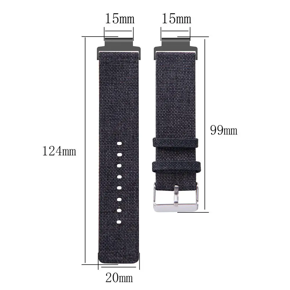 Для Garmin Forerunner 220 230 235 630 620 735 Смарт часы холщовые спортивные ремешок на запястье