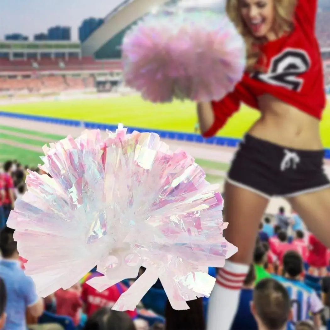 يهتف الرقص الرياضية إمدادات المنافسة التشجيع نمط الزهور حلقة مقبض وصورة حزب الكرة