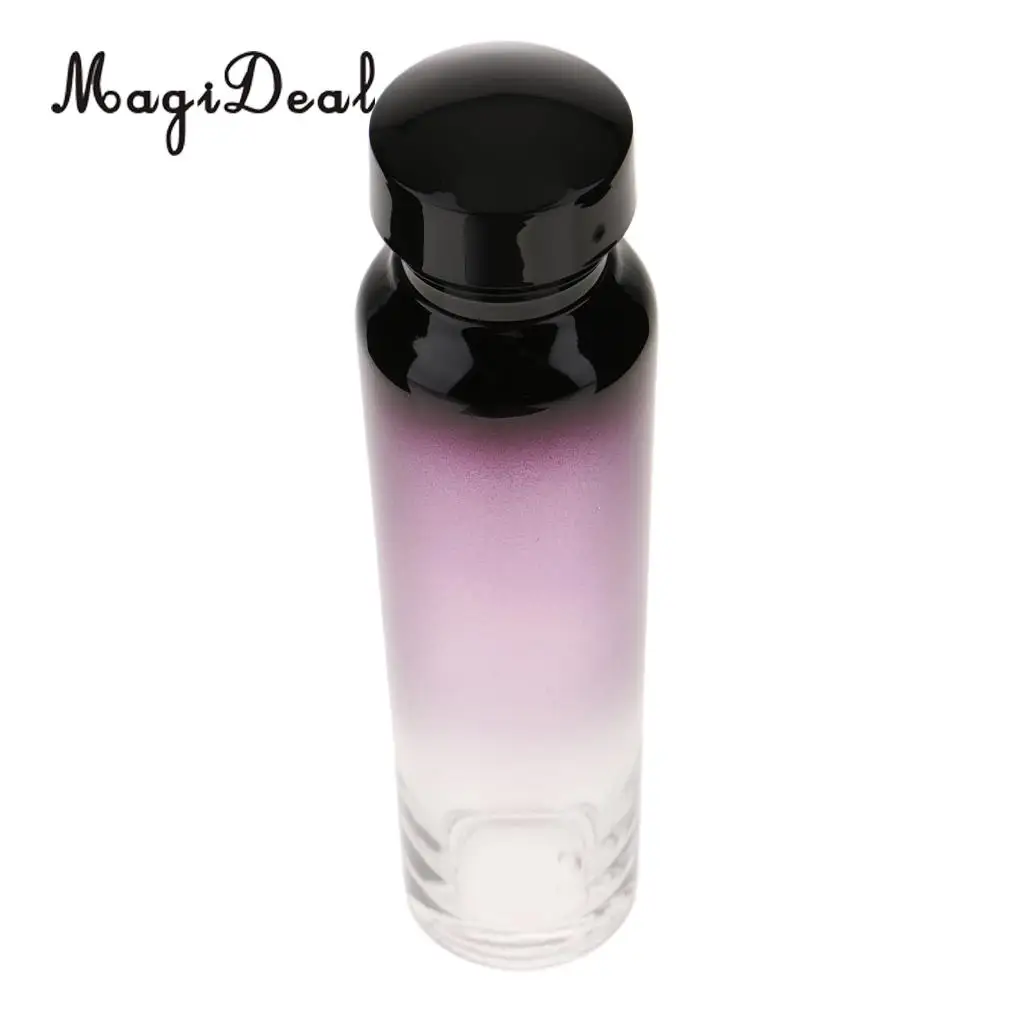 100ml Purple Glass Empty Reusable Bottle Jar Make Up Container Holder with Screw Lid for Face Treatment Lotion Essential Oil | Красота и