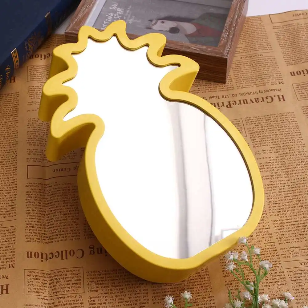 

Smuxi 3D C reative Cute Pineapple Mirror Lamp LED Tunnel Night Light for Kid Atmosphere Light White/Warm White