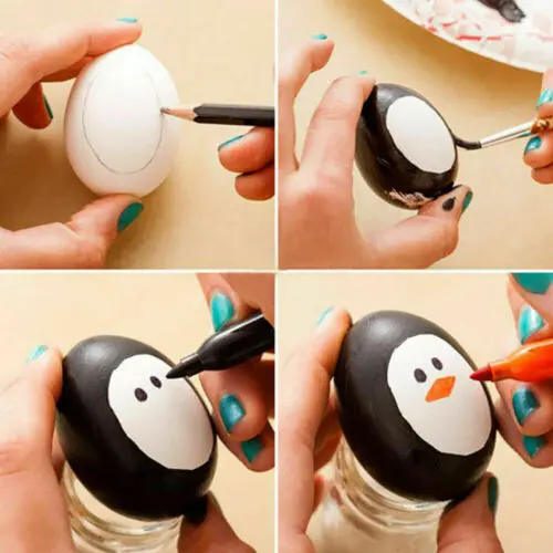 12 шт Diy пасхальные яйца пакет пасхальных охотничьих яиц разных цветов