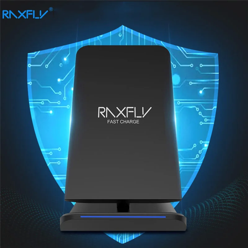 

RAXFLY Universal Wireless Charger For iPhone 7 8 Plus X XS MAX XR Fast Charging Charger For Huawei P20 Mate20 Pro Phone Charger