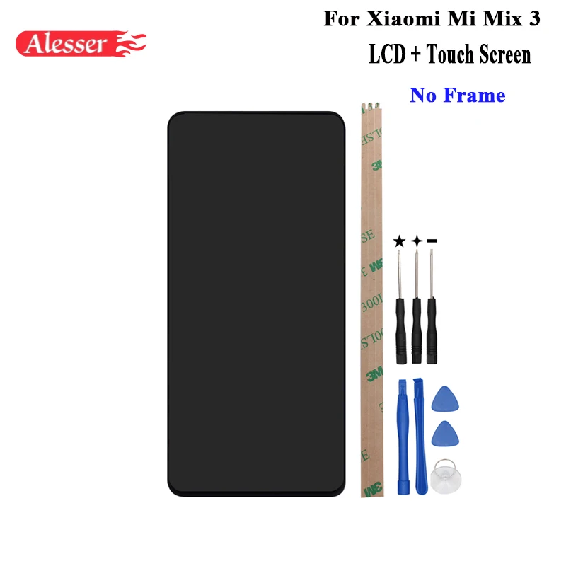 

Alesser For Xiaomi Mi Mix 3 LCD Display and Touch Screen Tested Assembly Repair Parts +Tools +Adhesive For Xiaomi Mi Mix 3 LCD