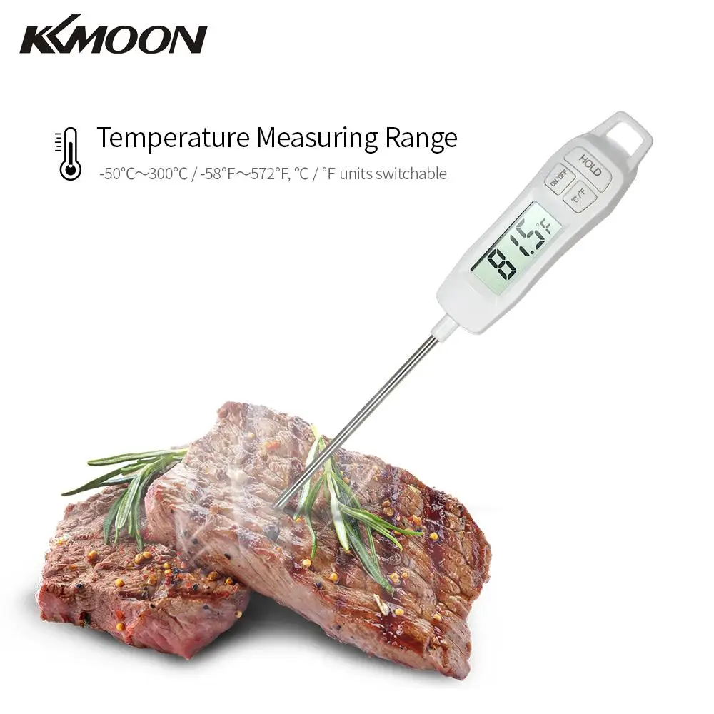 

Digital Food Thermometer Kitchen Meat Water Thermometer for BBQ Barbecue Kitchen Steak Milk Water Meat