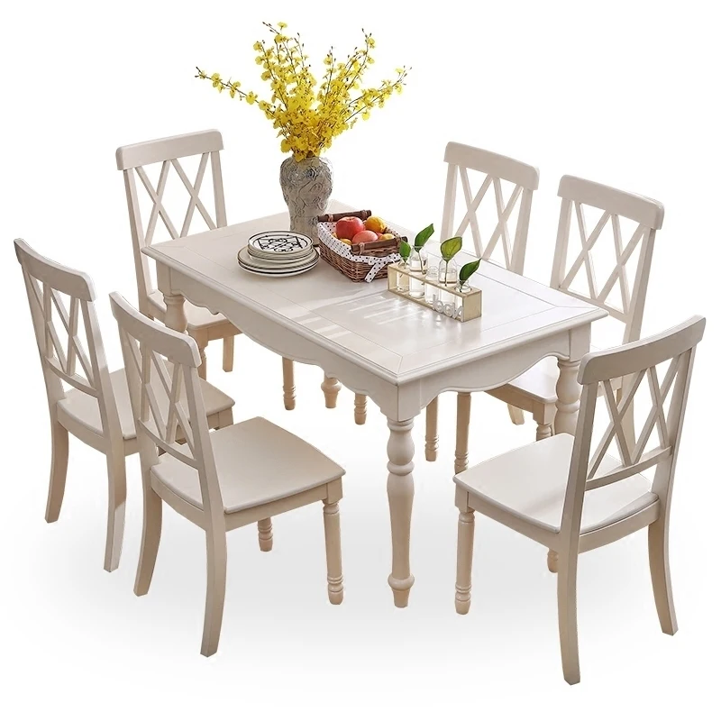 Room Redonda Set Esstisch A Langer Marmol Eettafel Dinning Juego Sala Wooden European Comedor Bureau De Jantar Mesa Dining Table