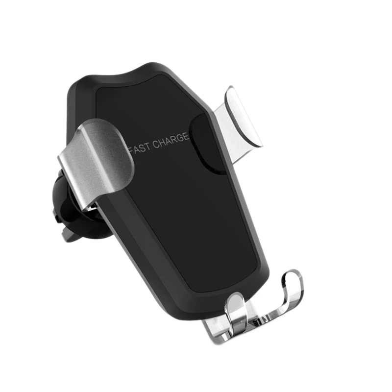 

Wireless Charger Car With 10W Fast Charge Gravity Sensor Bracket Auto-Close Car Fast Charger Bracket For Iphone Xr Xs Samsung