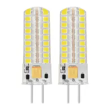 New-2x 6,5 W GY6.35 светодиодный лампы 72 2835 SMD СВЕТОДИОДНЫЙ 320lm 50 Вт галогенные лампы эквивалент Dimmable чистый белый 6000K 360 градусов лучевой англ