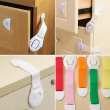 Детские уход за детьми; защита безопасности Пластик замки для шкафов для ручка для шкафа двери холодильника, туалета замки безопасности
