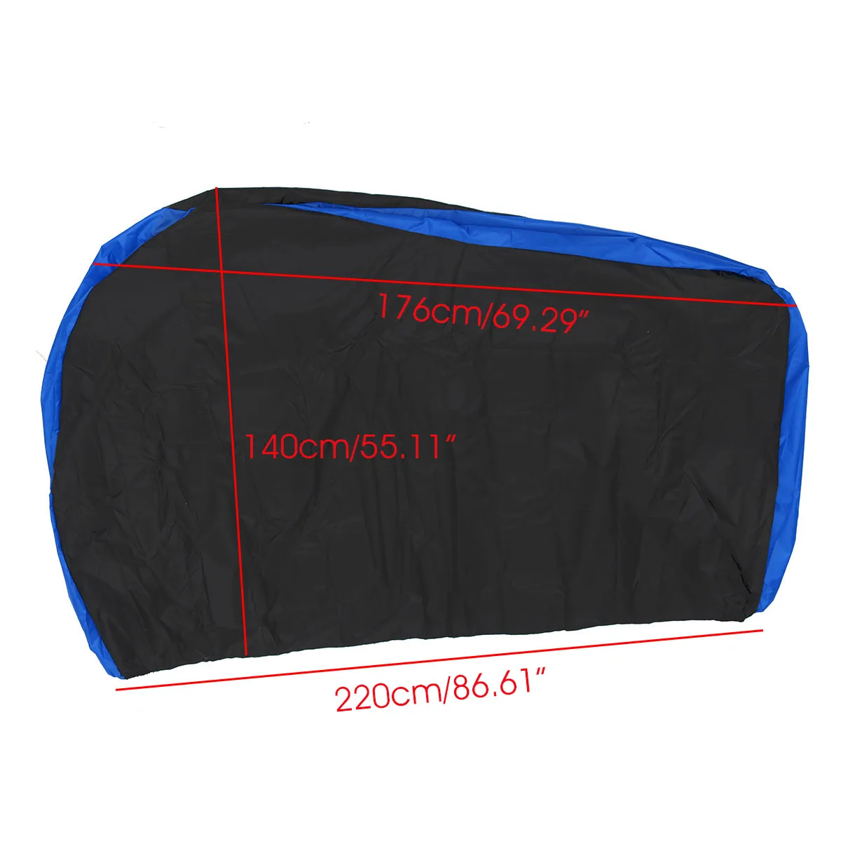 190 T impermeable al aire libre motocicleta cubierta lluvia bicicleta transpirable grande 245x105x125 cm cubiertas de la motocicleta lluvia nieve polvo UV