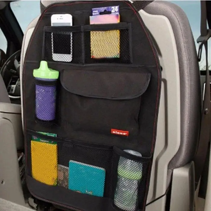 

Car Back Seat Storage Bag Auto Multi Pocket Organizer Car Seat Back Bag Waterproof Fabric Car Organizer Car Accessories 40 x60cm