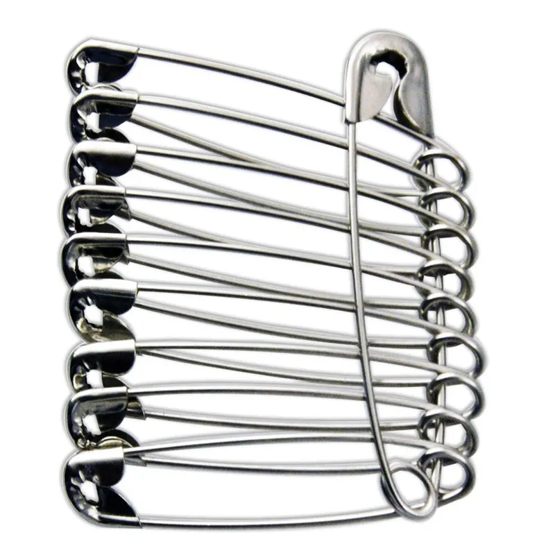

Set of 100 metal Safety Pins,Clothes pin