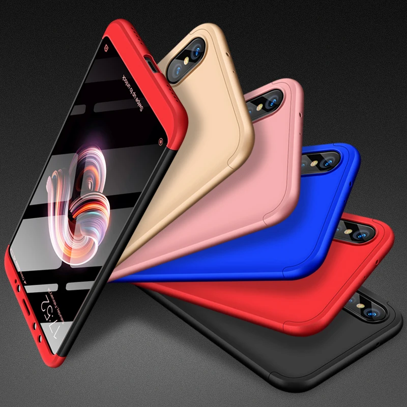 Противоударный чехол для Xiaomi Mi A2 защищенный на 360 градусов телефона MIA2 MI6X