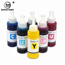 100 мл* 6 цветов пигментные чернила для Epson R265 R285 R360 RX560 RX585 RX685 RX560 P50 PX650 PX660 PX700 PX710 PX720 PX730 PX800 принтер