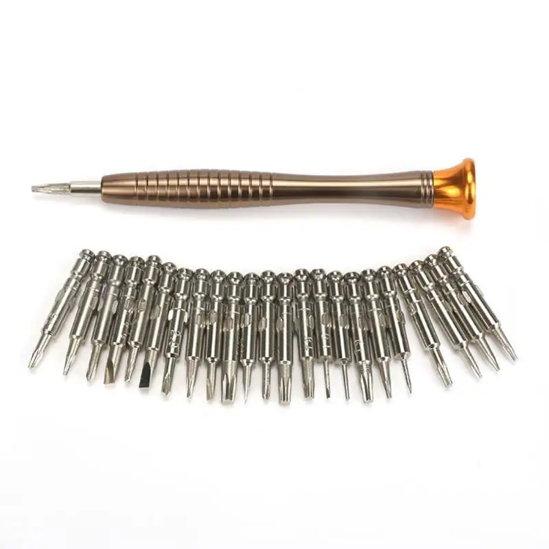 

25 in 1 Phone Repairing Set Torx Magnetic Screwdriver Bits Opening Repair Tool Precision Screwdriver Batch for Tablet PC Repair