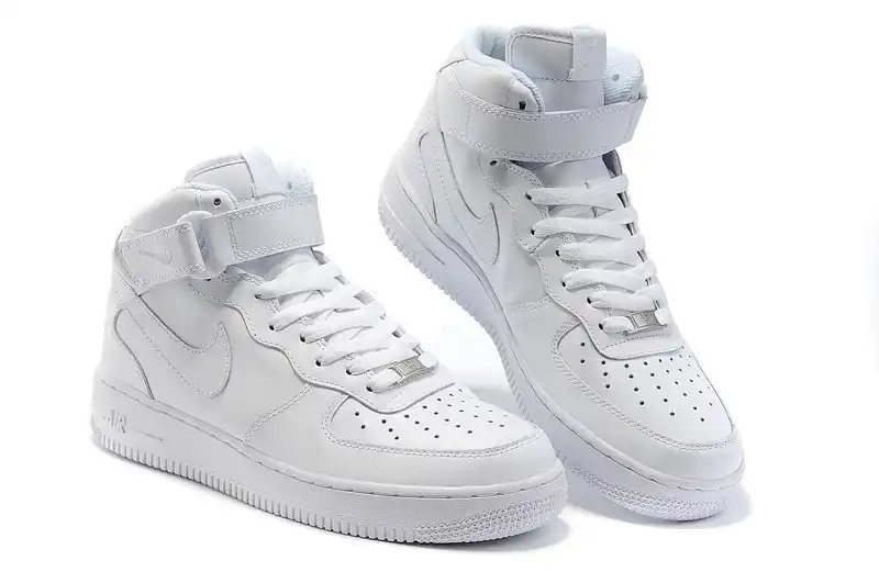 nike air force 1 white high top womens