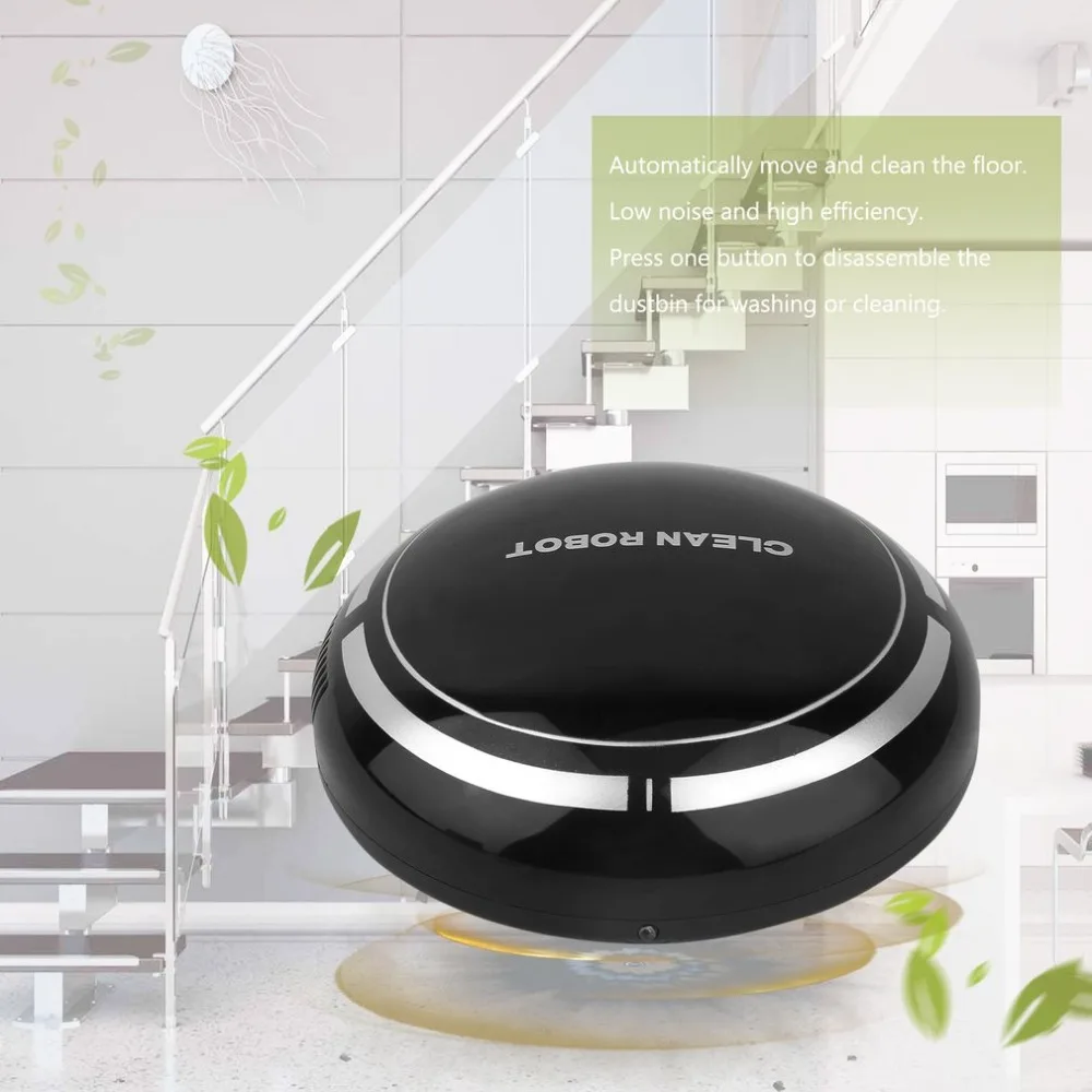 2 In 1 Rechargeable Floor Sweeping Robot Dust Catcher Intelligent Auto-Induction Floor Sweeping Robot Vacuum Cleaner