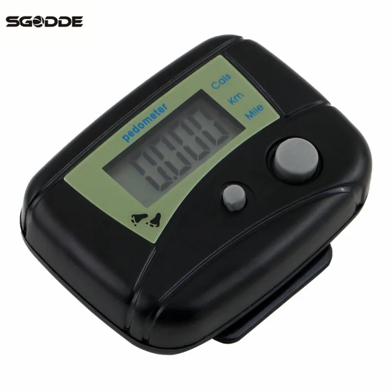 

SGODDE Electronic Pedometer Walking Distance Counter Calories Digital Run Kilometers Steps Portable Exercise Fitness Pedometer