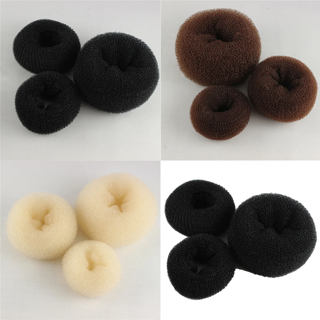 

Korean Style Bud Head Ball Head Disk Donuts Dish Hair Hairdressing tools For Women Hair Accessories