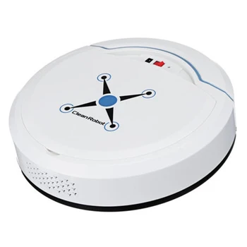 

Hot sale Auto Vacuum Cleaner Robot Cleaning Home Automatic Mop Dust Clean Sweep white