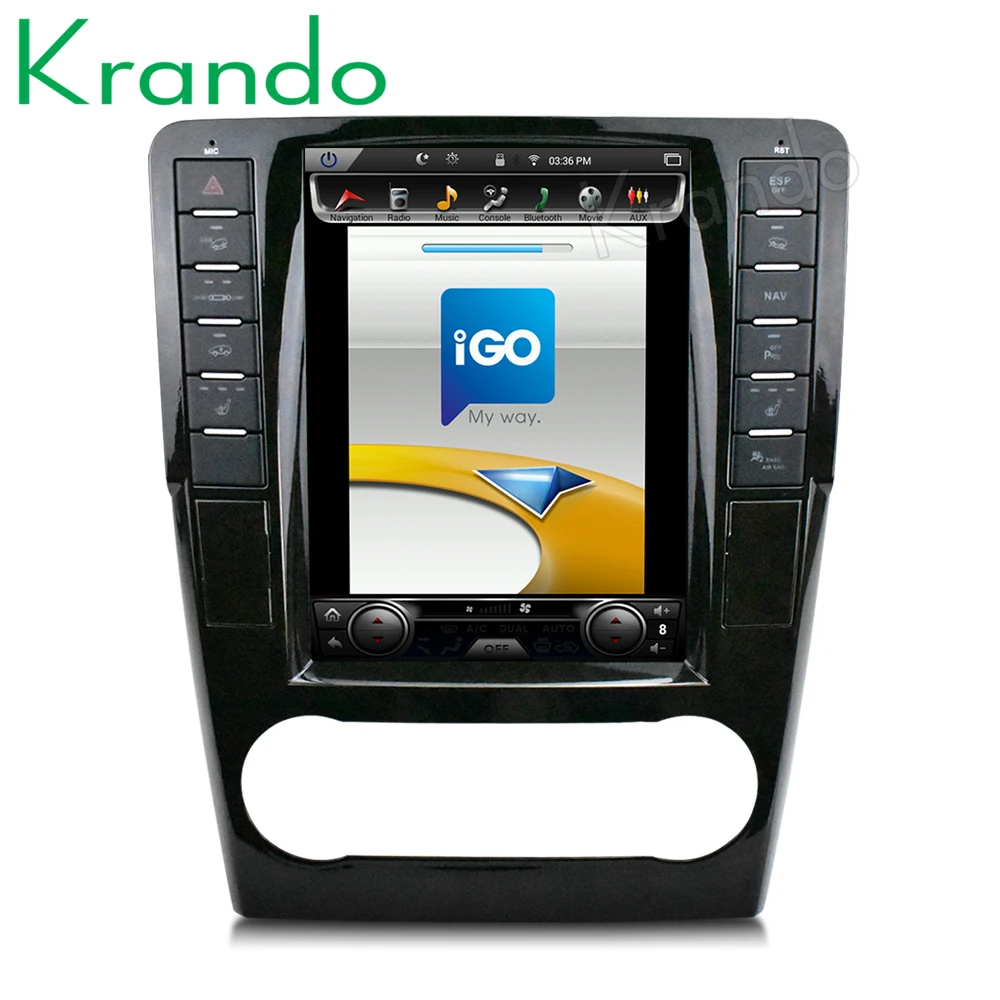 Excellent Krando car radio for mercedes for benz ML 2005-2012 android 6.0 10.4" Tesla Vertical screen navigation multimedia system WIFI 4