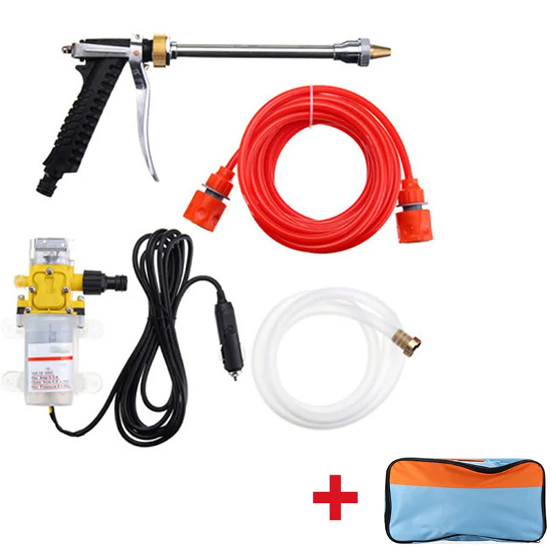 

12V 100W High Pressure Washer Spray Gun Car Electric Water Cleaner Pump Tool Set