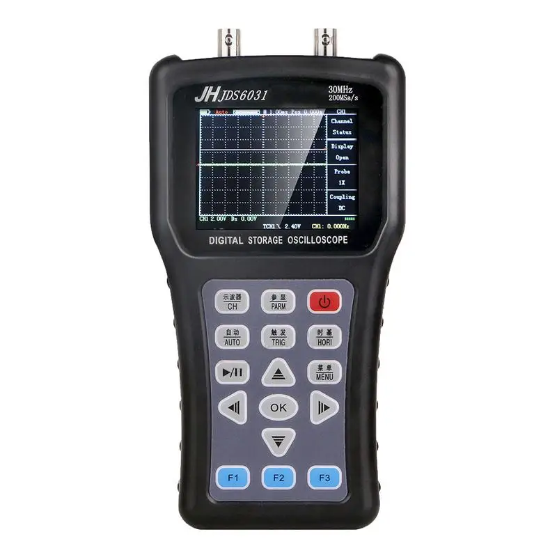 

JDS6031 1CH 30M 200MSa/S Hand-held Oscilloscope With USB Charger