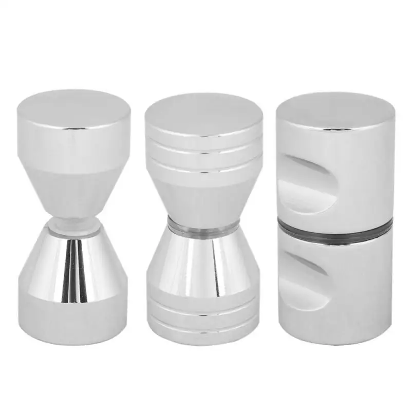 Us 6 23 35 Off Shower Door Handle Pull Handle Knob For Home Bathroom Shower Glass Door Hardware Chrome Plated Poignee De Porte Manilla Puerta In