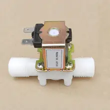 Пластик электромагнитный воды электромагнитный Винт 12 V 24 V 220 V Электрический магнитный DC N/C впуска воздуха потока Запчасти для переключателя