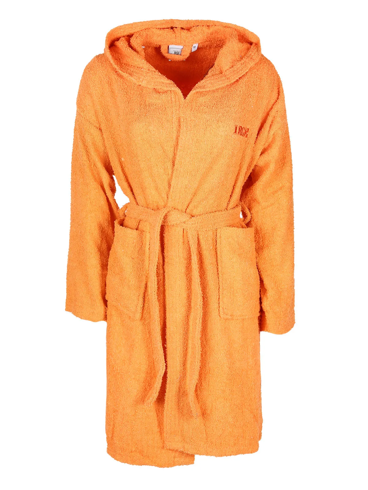 Hooded bathrobe Orange-in Robes from Underwear
