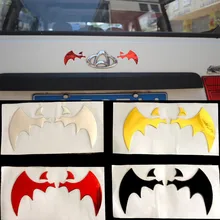 4 cores 3d etiqueta do carro voar morcego asas pvc rótulo veículo subsídios de automóvel scratch decalque personalidade decoração acessórios
