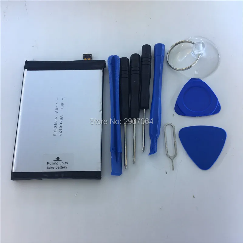 

Mobile phone battery for DOOGEE S70 battery 5500mAh 5.99inch P23 Gift dismantling tools Long standby time Mobile Accessories