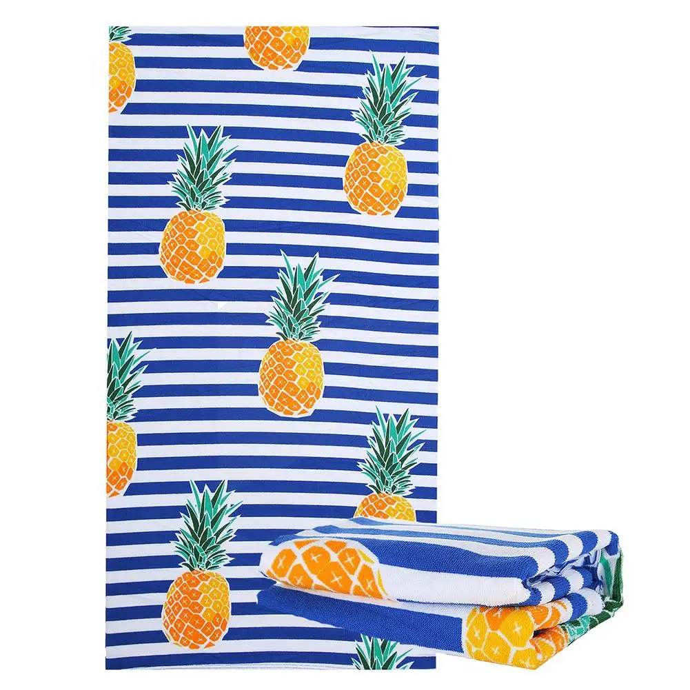 لينة ستوكات الشاطئ منشفة السفر الأناناس نمط السباحة منشفة استحمام اليوغا كنبة مكتب بطانية قماش مزخرف جداري