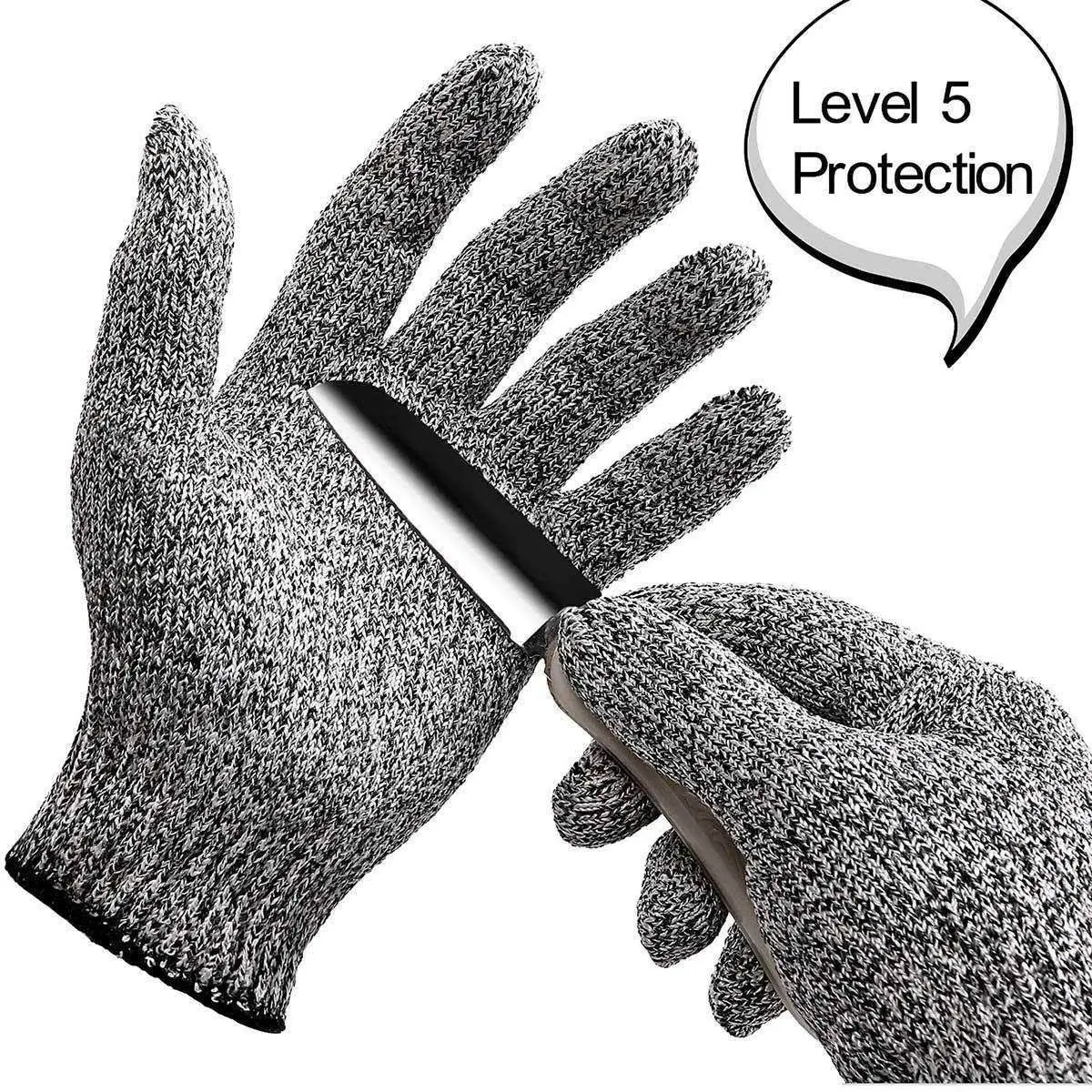 

Safurance Level 5 Safety Cut Proof Stab Resistant Stainless Steel Metal Mesh Butcher Glove Workplace Safety