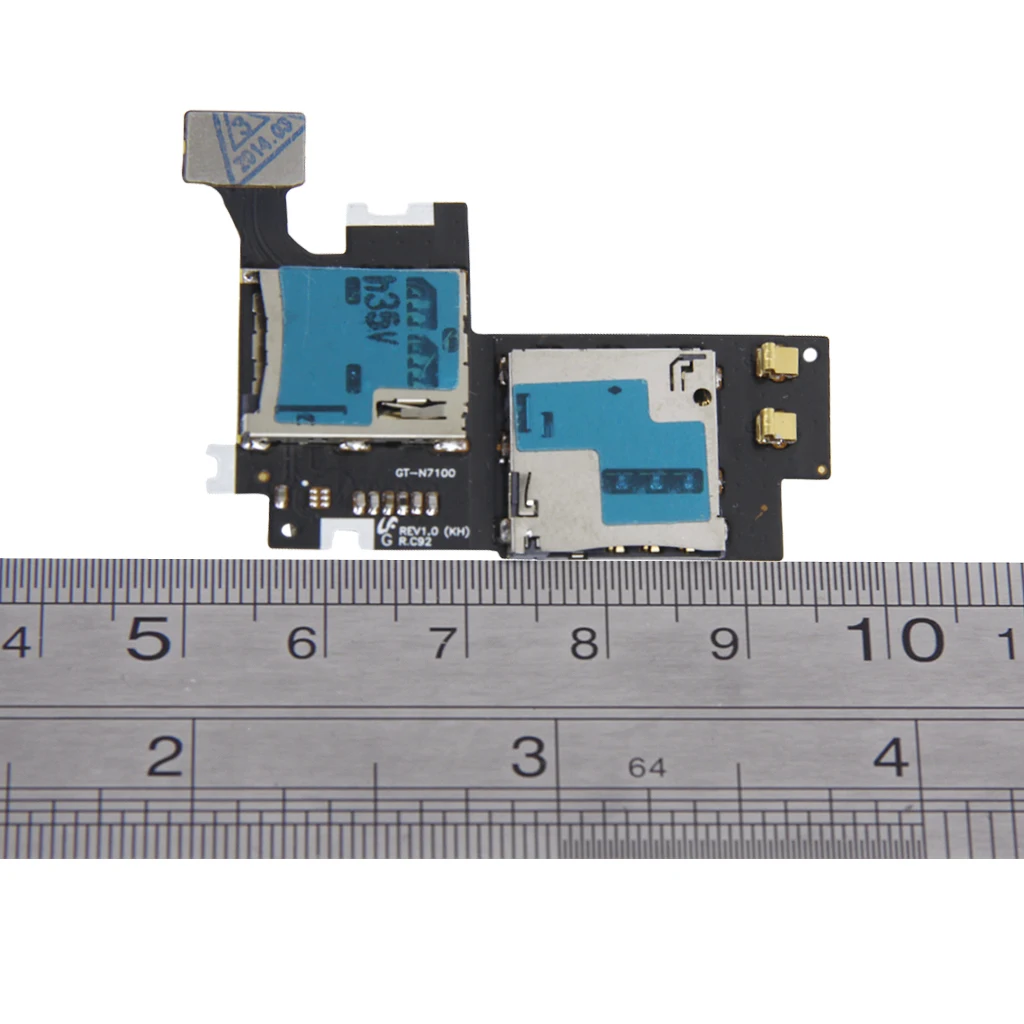 

Generic Micro SIM SD Card Holder Reader Flex Cable Eeplacement for the broken, damaged or unusable SIM Card Holder
