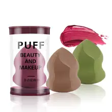 XY Fancy для женщин косметический Puff мягкая основа Губка Безупречный сухой мокрый пудра для макияжа затяжки случайный цвет