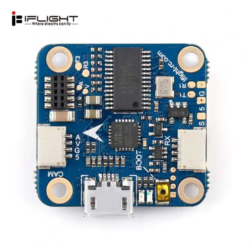

iFlight SucceX F4 Mini Flight Controller 2-6S STM32 F405 MCU OSD MPU6000 5V/3A 20x20mm for RC FPV Racing Drone Multicopter Parts
