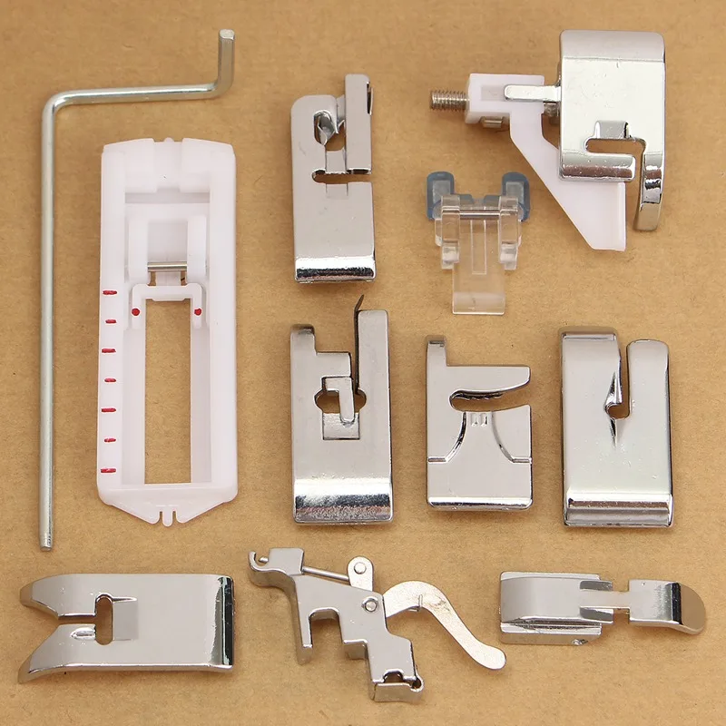 11 шт./компл. защелкивающаяся крышка прижимных лапок для низким ножным приводом для Husqvarna швейная машина Запчасти электрическая швейная машина инструмент