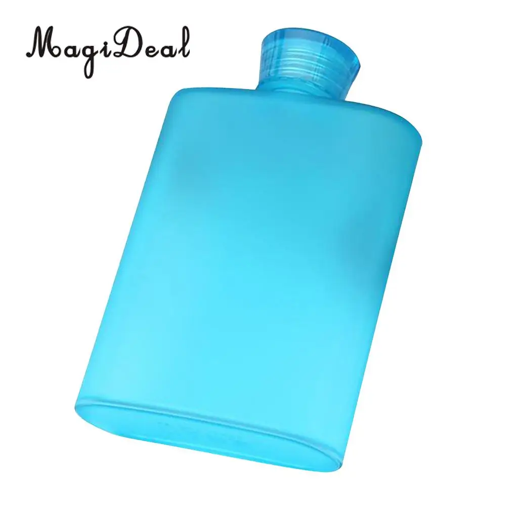 MagiDeal Plastic Hip Liquor Whiskey Alcohol Flask Cap Pocket Water Bottle