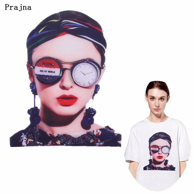 Prajna модная нашивка для часов и очков девочек крутая шитья аксессуары одежды