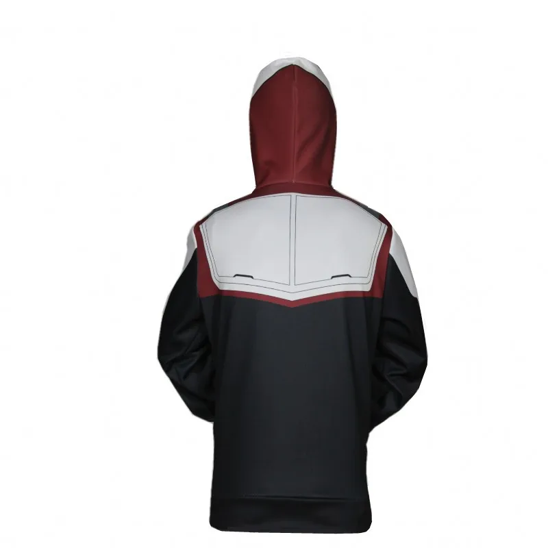 Avengers Endgame Quantum Realm Sweatshirt Jacket Advanced Tech Hoodie Cosplay Costumes superhero Iron Man Hoodies suit