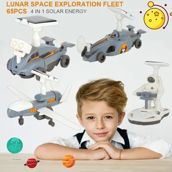 

65pcs/set Construction Toy Assembling Toy 4 In 1 Interactive Early Education Entertainment Learning Plaything Plastic