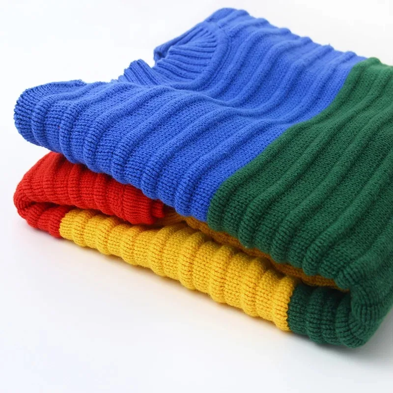 OLOEY Rainbow turtleneck sweaters women winter 2018 jumpers knitted clothes fashion striped oversized pullover female sale OLOEY Rainbow turtleneck sweaters women winter 2018 jumpers knitted clothes fashion striped oversized pullover female sale