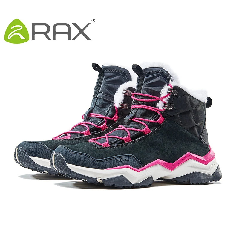 

RAX Women Hiking Boots Outdoor Sports Sneakers for Women Comfortable Trekking Boots Lightweight Warm Tourism Snow Boots Women