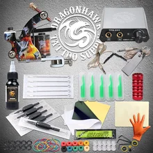 Наборы для тату для начинающих тату машина Электропитание Иглы татуировки чернила полный набор