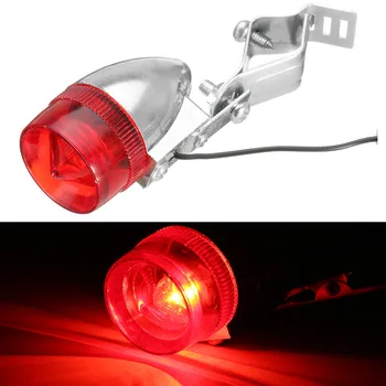 

Classic Retro Bicycle Bike Rear LED Indicator Red Light Cable Holder Bracket ATV Car Taillight Lamp